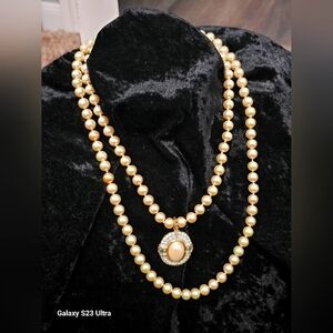 Two sets of Pearls 18 inches 20 inches